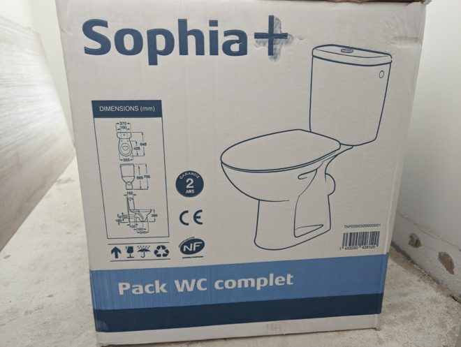 Pack WC Sophia + neuf, dans boîte